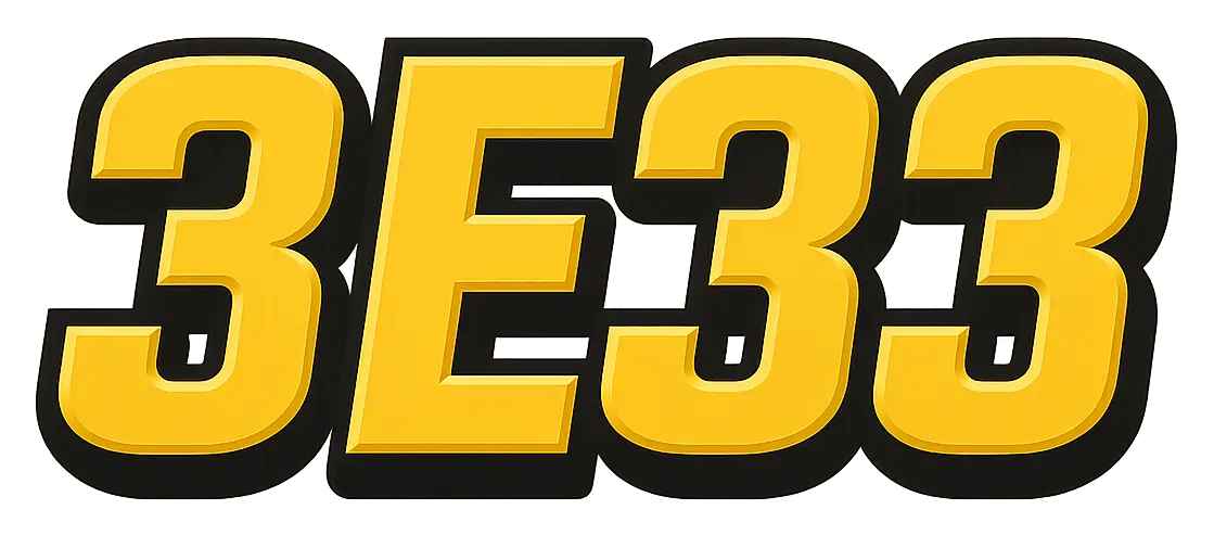 3E33 logo